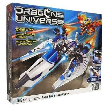 Mega Bloks Dragon Battle - Bộ Đồ Chơi Máy Bay Chiến Đấu & Rồng