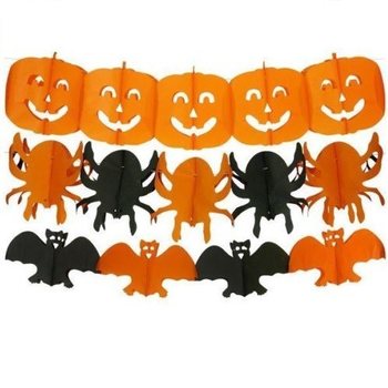 D&acirc;y Cờ Trang Tr&iacute; Halloween Mix &ndash; D&agrave;i 300 Cm (6 chiếc)