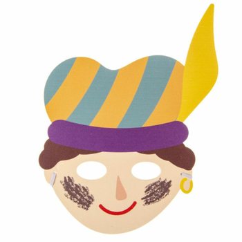 SINTERKLAAS - MẶT NẠ XỐP TH&Aacute;NH NICOLAS & PIET (48 c&aacute;i)