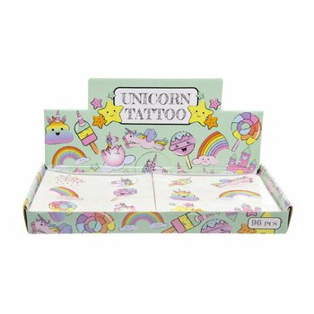 Hình Xăm Dán Unicorn Vui Nhộn – Mẫu: Kỳ Lân (96 tờ)