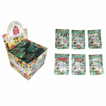 Bong B&oacute;ng Cầm Tay Tự Bơm H&igrave;nh Động Vật N&ocirc;ng Trại (48 c&aacute;i)
