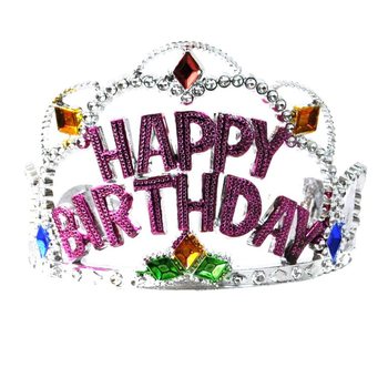 Vương miện HAPPY BIRTHDAY - Mẫu 3 (12 c&aacute;i)