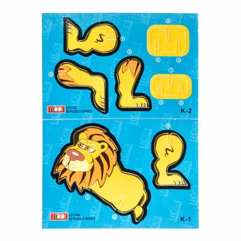 Bộ Đồ Chơi Xếp H&igrave;nh 3D Động Vật Hoang D&atilde; (48 c&aacute;i)