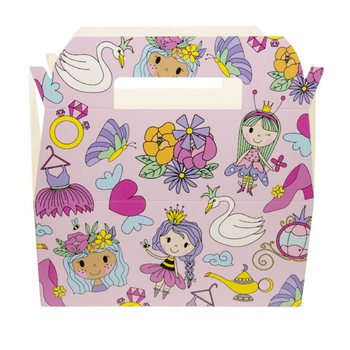 Hộp Đựng Suất Ăn Trẻ Em Công Chúa - Hộp Menu Giấy - 22,5 x 12 x 9,5 cm (24 cái)