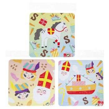 TR&Ograve; CHƠI XẾP H&Igrave;NH SINTERKLAAS - 14 x 14 cm (50 bộ)