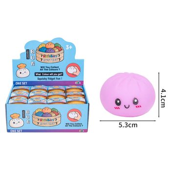 RAGE - Đồ chơi Squishy B&aacute;nh bao nhỏ (5.3x5.3x4.1 cm) - Xu hướng 2026 (24 c&aacute;i)