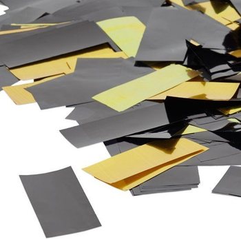 Ph&aacute;o Giấy Confetti &ndash; M&agrave;u: Đen-V&agrave;ng - 40 cm - Partypopper (10 c&aacute;i)