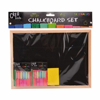 Bộ bảng đen CREA KIDS 29x21CM kèm phấn và mút rửa (12 món)