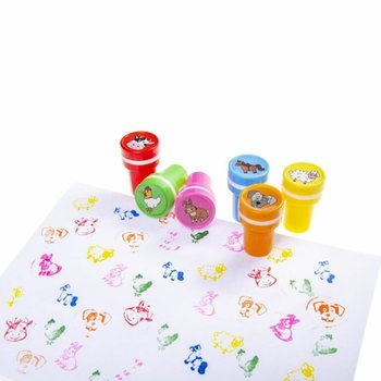 Con dấu Động vật Trang trại trong Hộp trưng b&agrave;y (60 c&aacute;i)