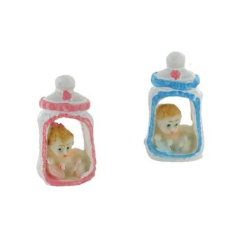 Đồ Trang Trí Tiệc Đầy Tháng - Em Bé Trong Bình Sữa 5.5 cm (12 chiếc)