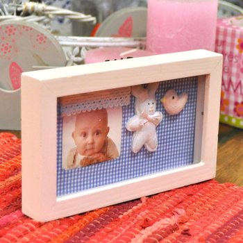 Khung ảnh 3D bằng gỗ cho ph&ograve;ng b&eacute; - Mẫu 3 (6 chiếc)