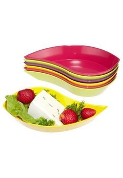 Zak! Designs Bộ B&aacute;t Đựng Đồ Ăn Vặt Flora H&igrave;nh L&aacute;, 7 M&oacute;n (1 bộ)