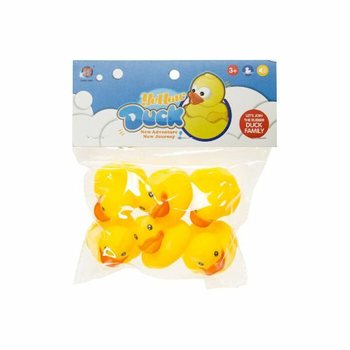 VỊT CAO SU B&Oacute;P K&Ecirc;U (Bộ 6 con)