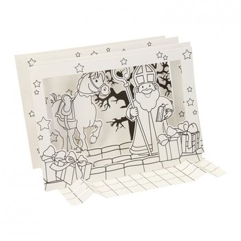 Bộ Thủ C&ocirc;ng L&agrave;m Cửa Sổ 3D Sinterklaas (12 C&aacute;i)