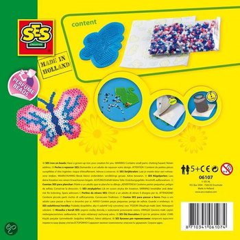 Tranh Hạt Nhựa Ủi SES Mẫu Bươm Bướm (1 bộ)