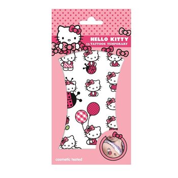 Hình Xăm Dán HELLO KITTY - Kích thước 20 x 10 cm (10 bộ)