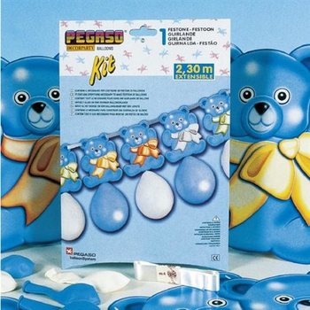 DÂY CHUYỀN BONG BÓNG LỚN 2,3 MÉT - XANH DƯƠNG (5 cái)