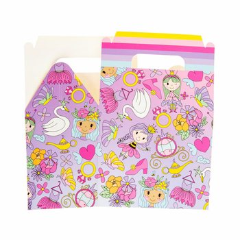 Hộp đựng đồ ăn / Hộp qu&agrave; tặng C&ocirc;ng ch&uacute;a 14x10x17 cm (Set 12 c&aacute;i)