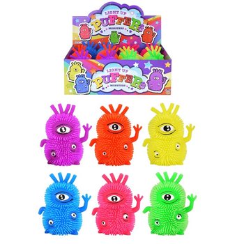 ĐỒ CHƠI QUÁI VẬT PUFFER PHÁT SÁNG 3 MẮT TRONG HỘP TRƯNG BÀY (12 chiếc)
