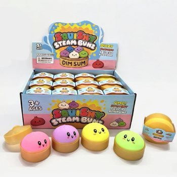 RAGE - Đồ Chơi Squishy B&aacute;nh Bao Dumpling NHỎ (K&iacute;ch thước 5.5 x 5.5 x 3 Cm) - Fidget Toy Viral 2026 (24 C&aacute;i)