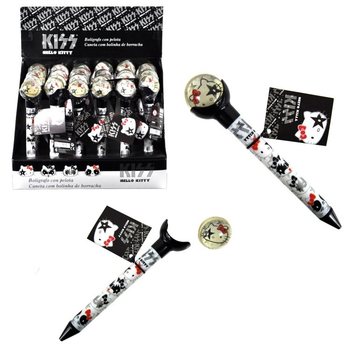 HELLO KITTY - BÚT BI & BANH NẢY 2 TRONG 1 - MÀU ĐEN (24 cái)