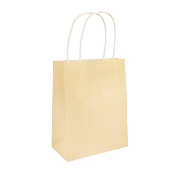 Túi Giấy Có Quai Xách - 14x21x7cm - Màu: Ngà Voi (24 cái)