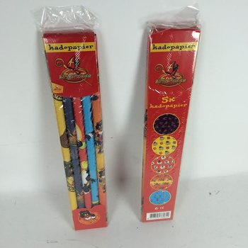Set 5 Cuộn Giấy G&oacute;i Qu&agrave; 'De Club van Sinterklaas'