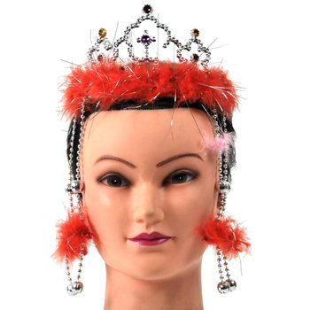 VƯƠNG MIỆN M&Agrave;U BẠC C&Oacute; VIỀN NHUNG V&Agrave; D&Acirc;Y BUỘC (12 c&aacute;i)