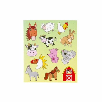 H&Igrave;NH D&Aacute;N FUN STICKERS &ndash; MẪU: ĐỘNG VẬT TRANG TRẠI (120 chiếc)