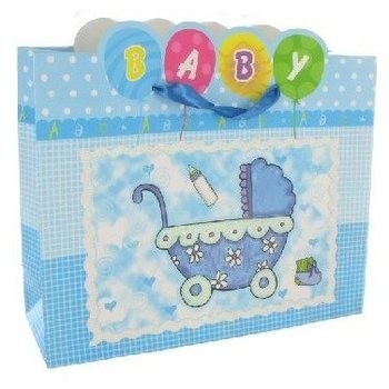 TÚI ĐỰNG QUÀ SINH - XANH BABY (12 cái)