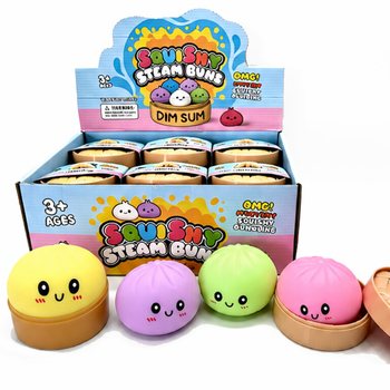 RAGE - Đồ Chơi Squishy B&aacute;nh Bao Dumpling LỚN (8.5x8.5x4.8 cm) - Viral Fidget Toy 2026 (12 C&aacute;i)