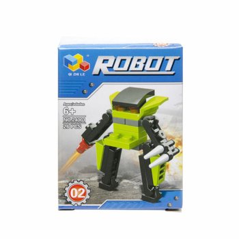 Gạch Xếp H&igrave;nh Robot (12 bộ trong hộp trưng b&agrave;y)