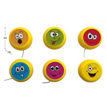 CON QUAY YOYO - MẪU: SMILEY TRONG HỘP TRƯNG B&Agrave;Y (36 c&aacute;i)