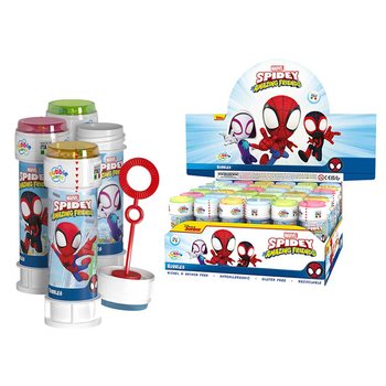 Bong B&oacute;ng X&agrave; Ph&ograve;ng Spidey Spiderman Amazing Friends - 60ml - Hộp Trưng B&agrave;y (36 c&aacute;i)