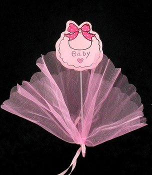 Que Cắm Trang Tr&iacute; Vải - Hồng Baby (12 c&aacute;i)