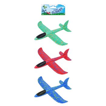 MÁY BAY XỐP LƯỢN - 23CM - NHIỀU MÀU (24 cái)