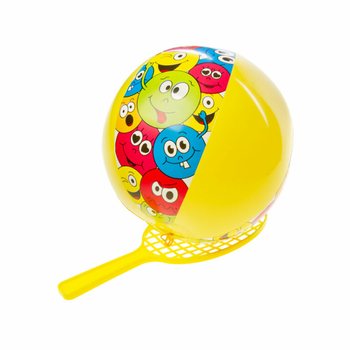 Vợt Paddle k&egrave;m B&oacute;ng - Smiley (12 c&aacute;i)