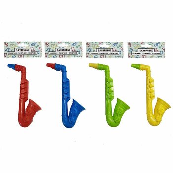 K&Egrave;N SAXOPHONE - CAO 16 CM - NHIỀU M&Agrave;U (12 c&aacute;i)