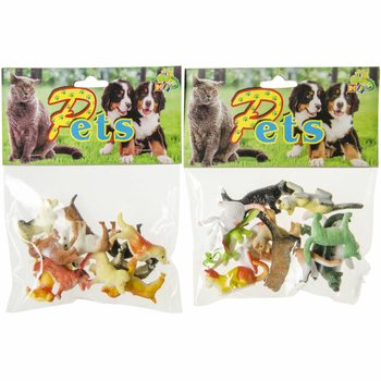 Bộ 12 M&ocirc; H&igrave;nh Đồ Chơi Ch&oacute; & M&egrave;o