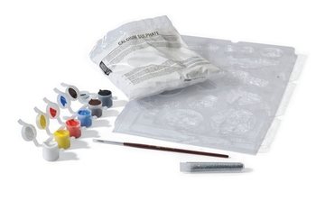 Bộ đồ chơi đ&uacute;c thạch cao v&agrave; t&ocirc; m&agrave;u SES - Ngựa thần ti&ecirc;n (1 bộ)
