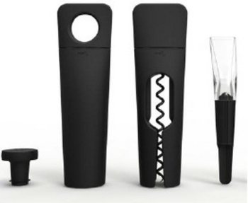 MENU BLADE - BỘ DỤNG CỤ RƯỢU VANG KHUI RƯỢU + BƠM HÚT CHÂN KHÔNG + BÌNH THỞ (1 bộ)