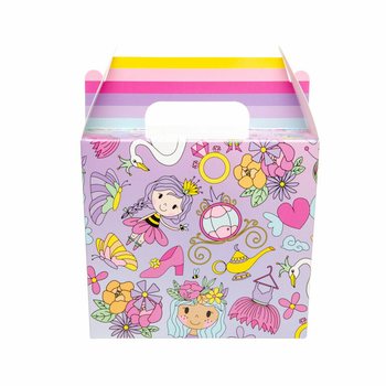 Hộp đựng đồ ăn / Hộp qu&agrave; tặng C&ocirc;ng ch&uacute;a 14x10x17 cm (Set 12 c&aacute;i)