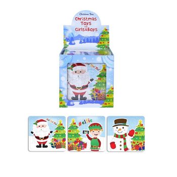 Trò Chơi Xếp Hình Giáng Sinh - 13 x 12 cm - Trong Hộp Trưng Bày (108 cái)