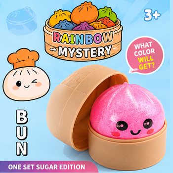 RAGE - Đồ Chơi Squishy SUGAR EDITION B&aacute;nh Bao Dumplings NHỎ (5.3 x 5.3 x 4.1 Cm) Viral 2026 Fidget Toy (24 C&aacute;i)