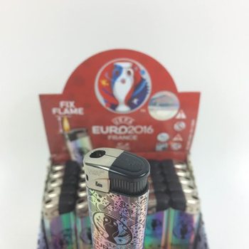 Bật lửa điện UEFA EURO 2016 trong khay trưng b&agrave;y - 50 c&aacute;i (Thanh l&yacute;)