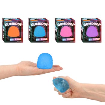 Đồ Chơi B&oacute;p Squeeze Gum Drop Nh&acirc;n Hạt Đường - K&egrave;m Khay Trưng B&agrave;y (12 C&aacute;i)