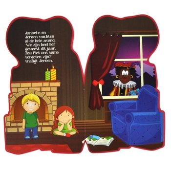 S&aacute;ch Xốp Khổng Lồ Nh&acirc;n Vật 'Piet' Trợ T&aacute; Th&aacute;nh Nicholas 30 cm (11 cuốn)