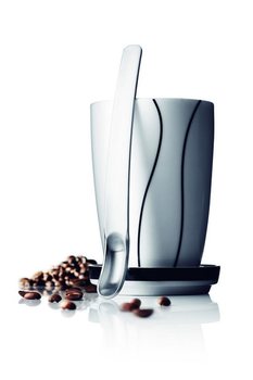 LY GIỮ NHIỆT LỚN MENU BLACK CONTOUR KÈM ĐĨA LÓT VÀ THÌA LATTE (1 chiếc)
