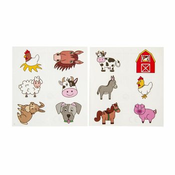 H&Igrave;NH XĂM VUI NHỘN - ĐỘNG VẬT TRANG TRẠI (96 miếng)