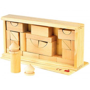 **GIÁ CỰC RẺ** BỘ KHỐI GỖ, 27 MÓN (24 bộ)
